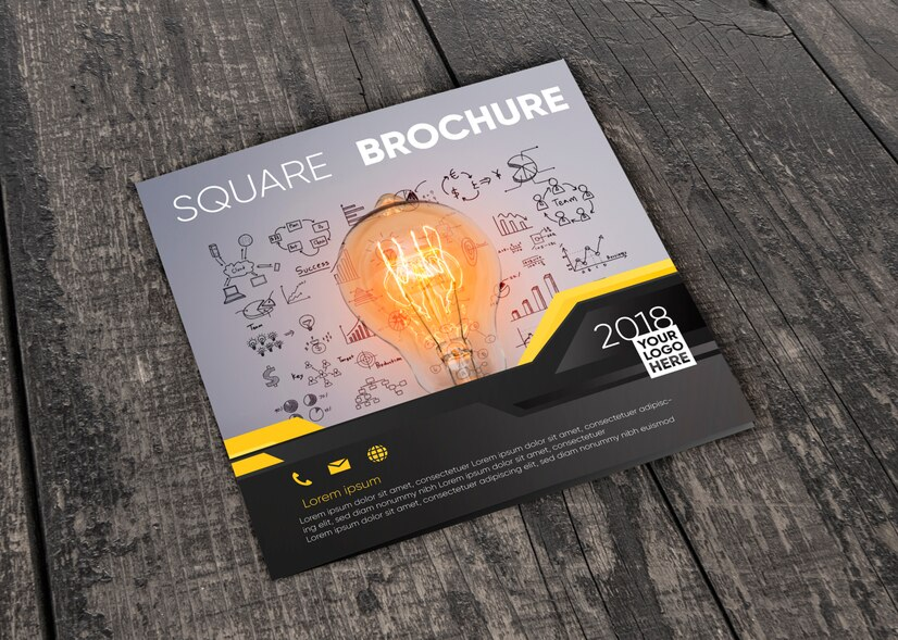Folded square brochures Coimbatore